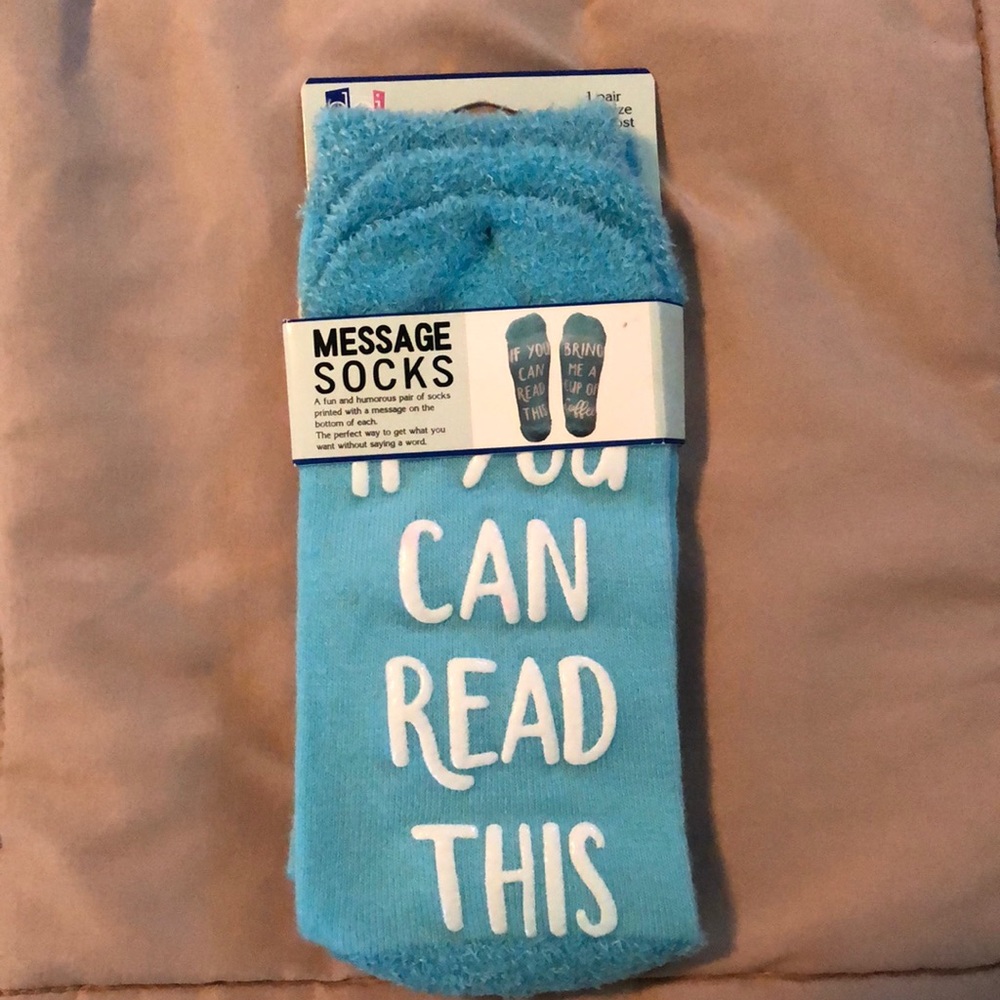 NWT Message Socks by deli